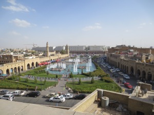 Erbil can seem quite tranquil from a distance and without shouting at you in Kurdish about pottery